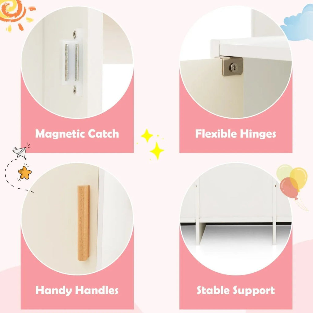 Buy Wooden Pretend Kids Play Kitchen Set with Realistic Range Hood | for kids by Learning Bugs UK