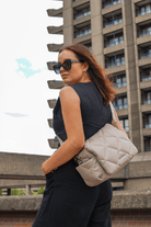 Buy Nova Eco Compact Changing Bag Oyster Quilted Faux Leather | Compact Changing Bag for kids by Learning Bugs UK