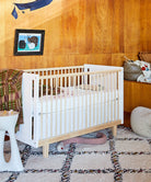 Oeuf Rhea Cot Bed - White & Birch