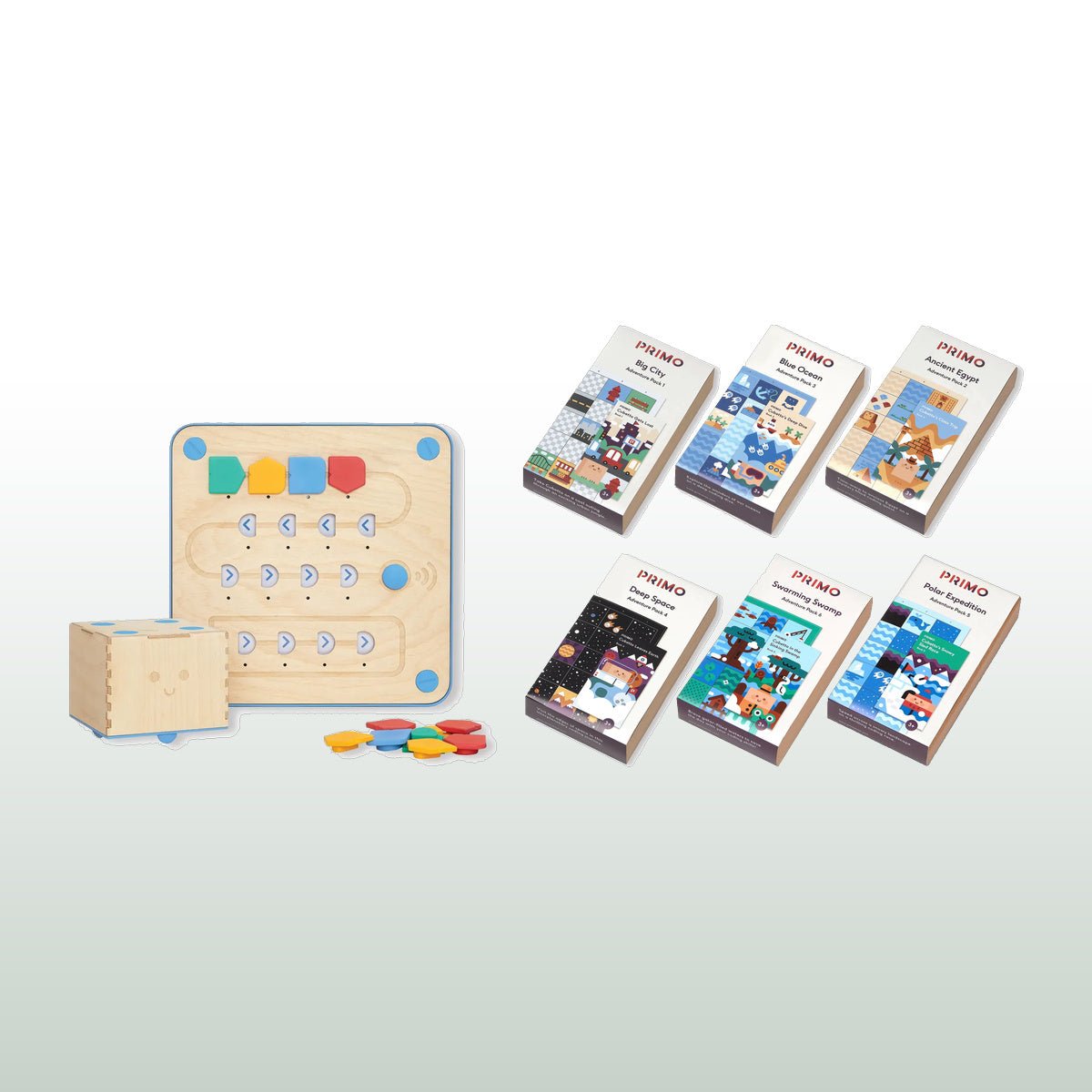 Cubetto Coding Robot Bundle | Playset & All 6 Adventure Maps – for children, available at Learning Bugs UK