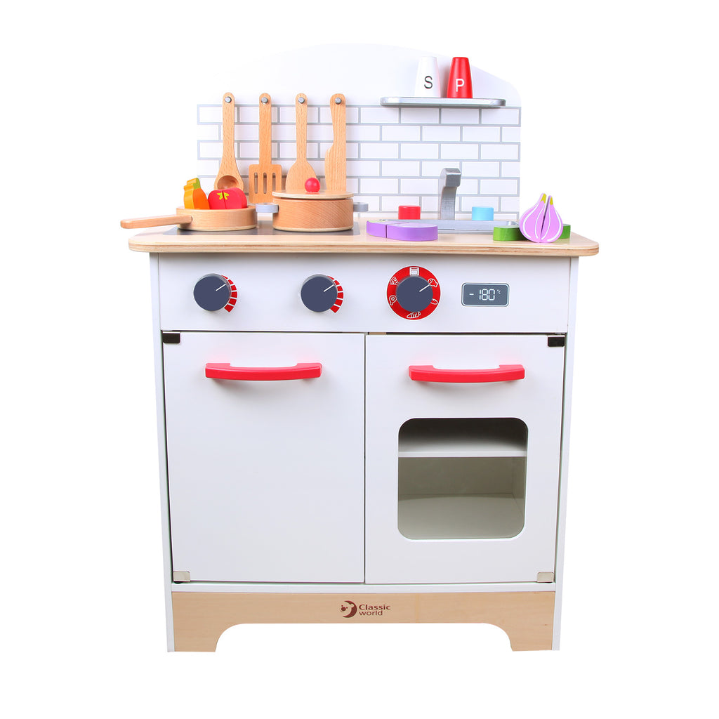 Classic World Chef's Kitchen Set by Classic World Toys - Learning Bugs UK