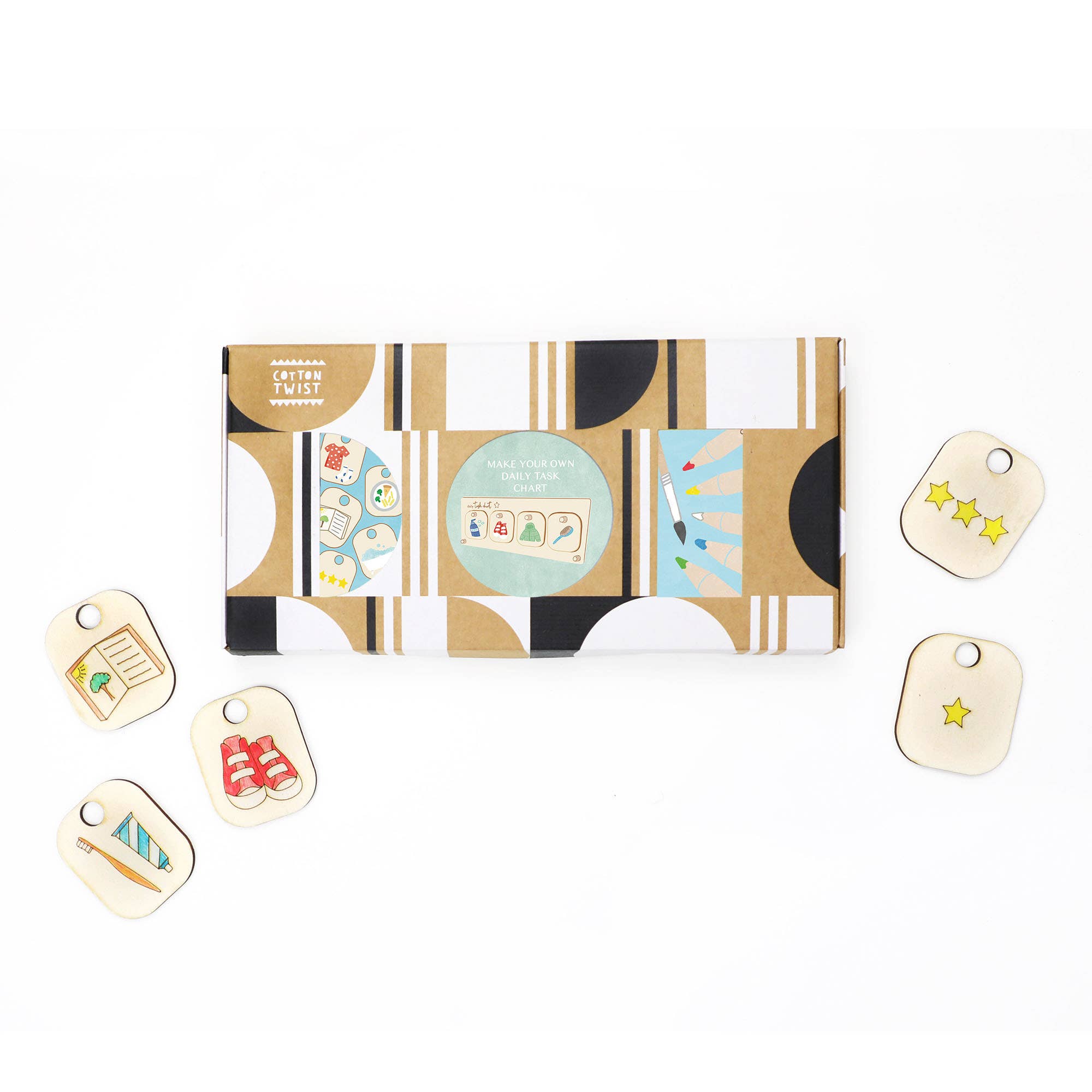 Buy Make Your Own Daily Task Chart | Art and Craft Box for kids by Learning Bugs UK