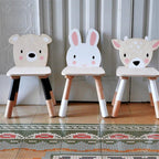 Forest Deer Chair - Wooden Toddler Seat by Tenderleaf Toys - Learning Bugs UK