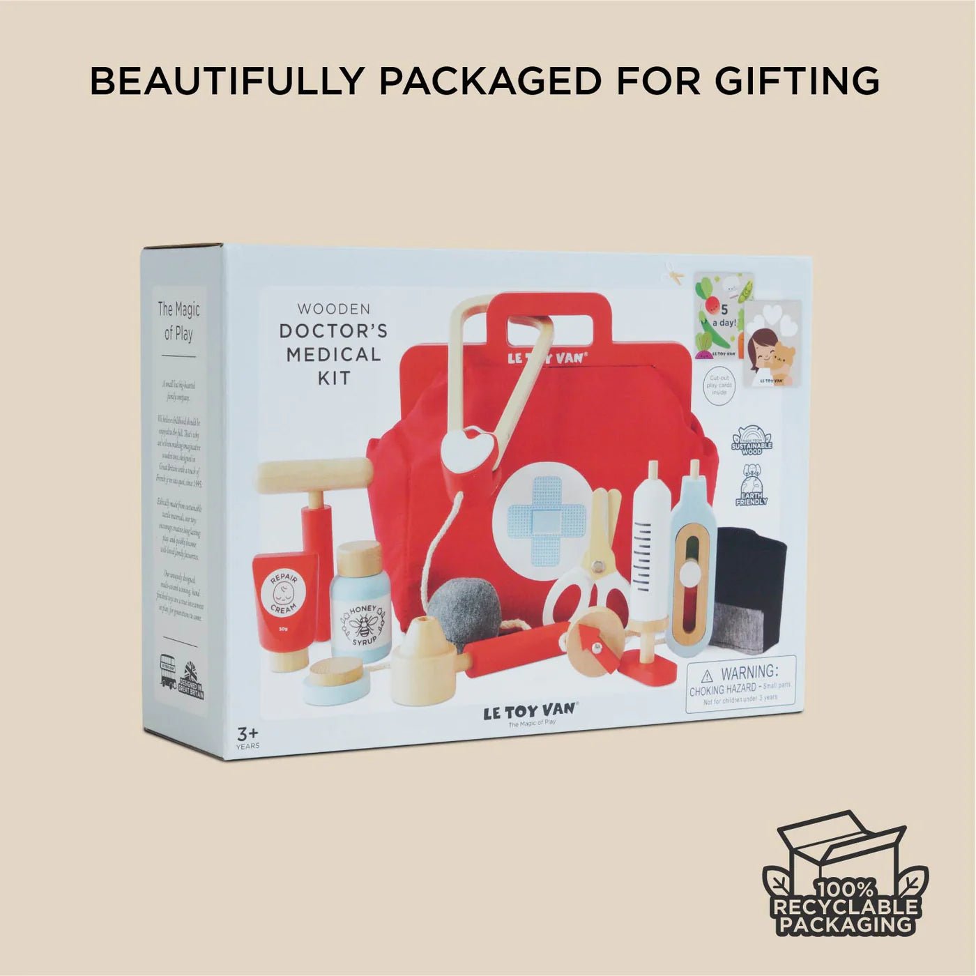 Buy Le Toy Van Wooden Vintage Doctor Roleplay Kit | for kids by Learning Bugs UK