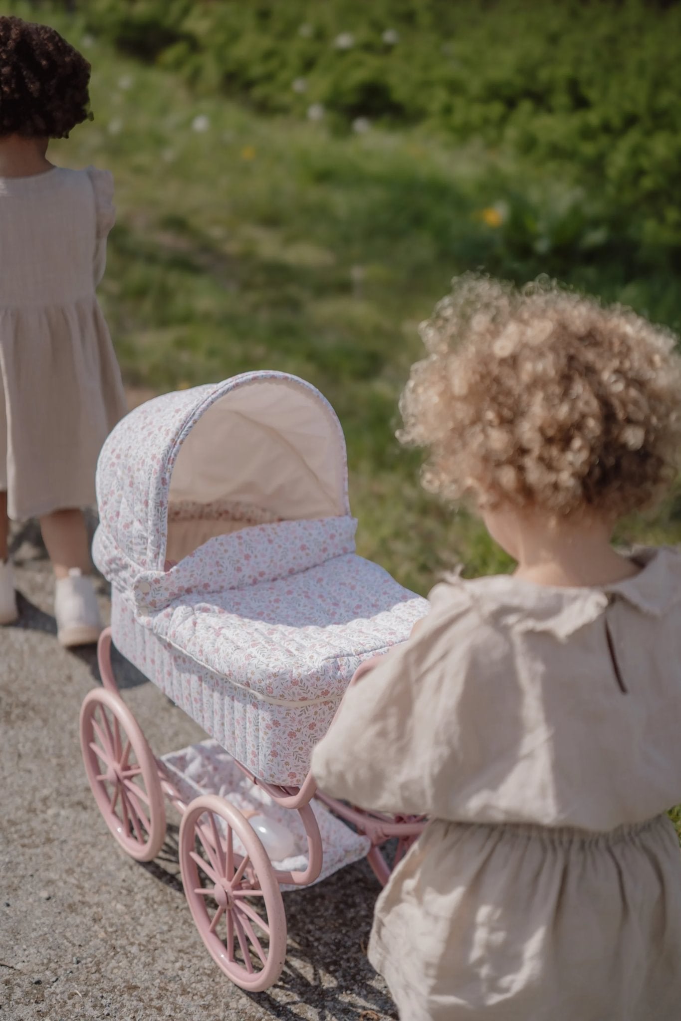 Little Dutch Metal Doll Pram - White