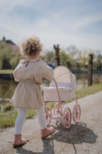 Buy Little Dutch Metal Doll Pram - White | for kids by Learning Bugs UK