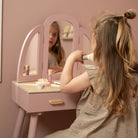 Little Dutch Large Wooden Vanity Table – for children, available at Learning Bugs UK