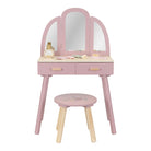 Little Dutch Large Wooden Vanity Table – for children, available at Learning Bugs UK