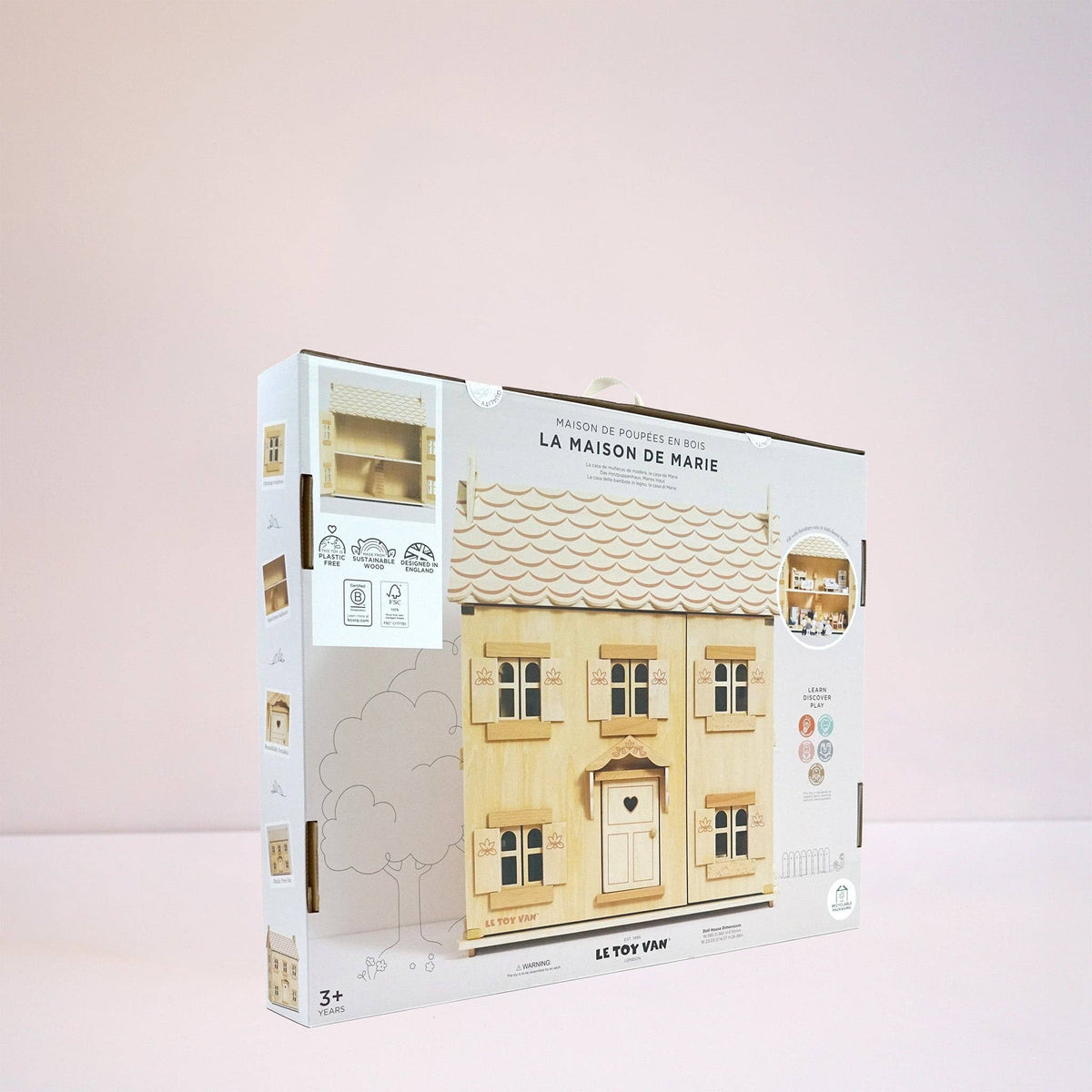 Le Toy Van Marie's Natural Wood dolls house, photo 11 of 11