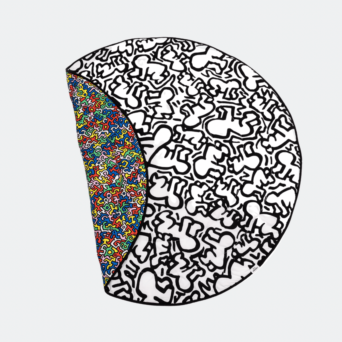 ETTA LOVES x KEITH HARING Playmat - reversible – Playmat for children, available at Learning Bugs UK