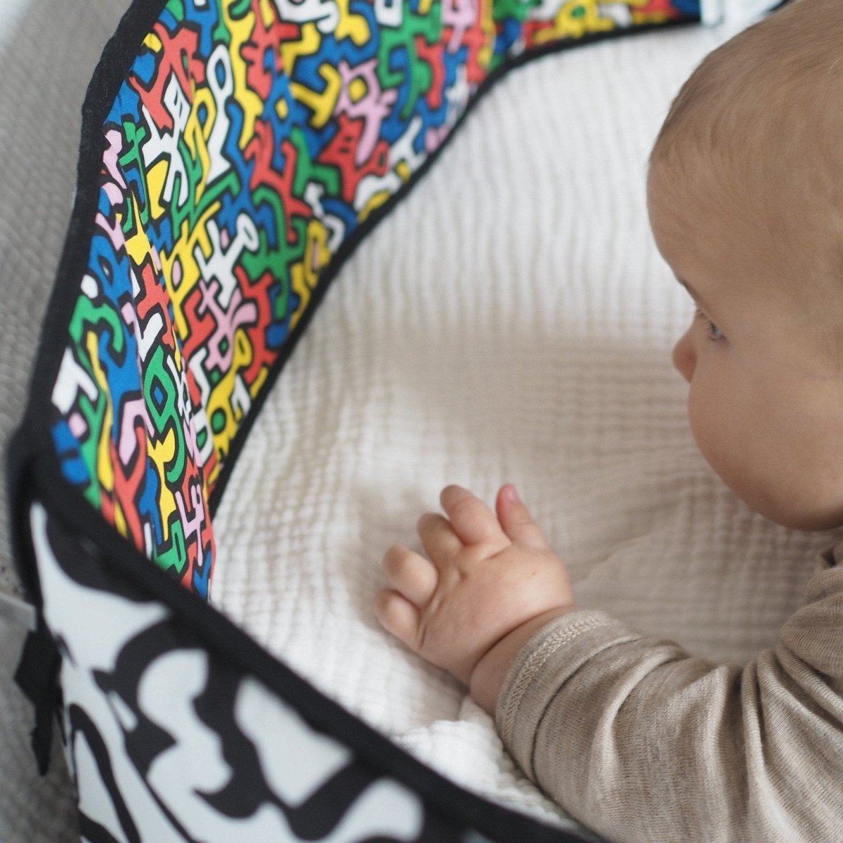 ETTA LOVES x KEITH HARING Sensory Strip - reversible – Sensory Strip for children, available at Learning Bugs UK
