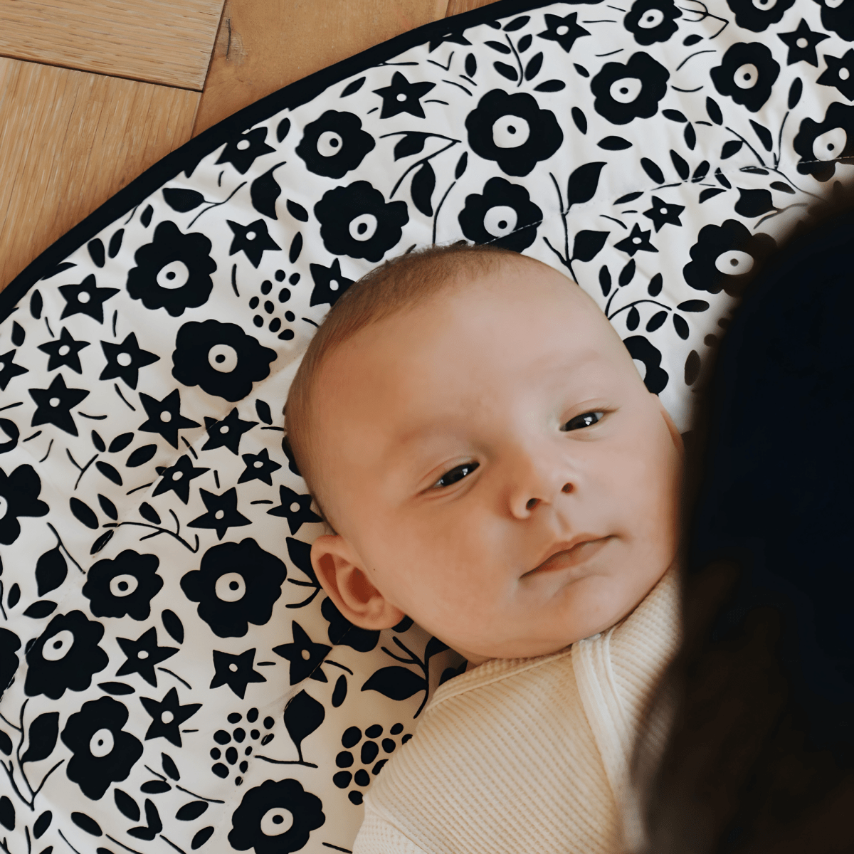 ETTA LOVES x LIBERTY – Reversible Sensory Playmat – Playmat for children, available at Learning Bugs UK