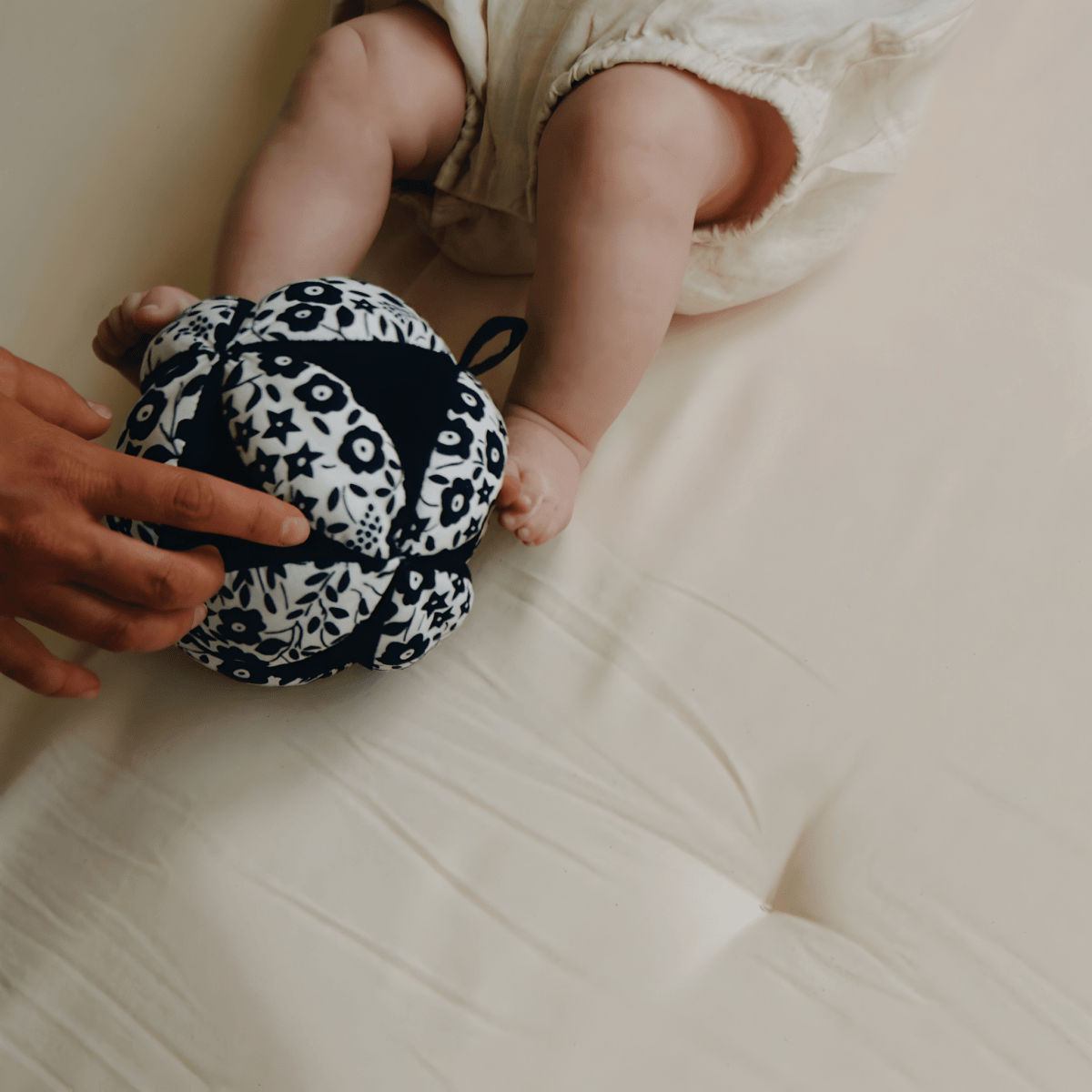 ETTA LOVES x LIBERTY – Sensory Grasp Ball – Grasp Ball for children, available at Learning Bugs UK
