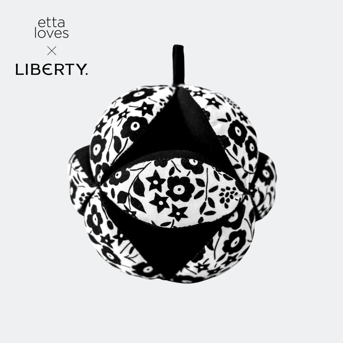 ETTA LOVES x LIBERTY – Sensory Grasp Ball – Grasp Ball for children, available at Learning Bugs UK