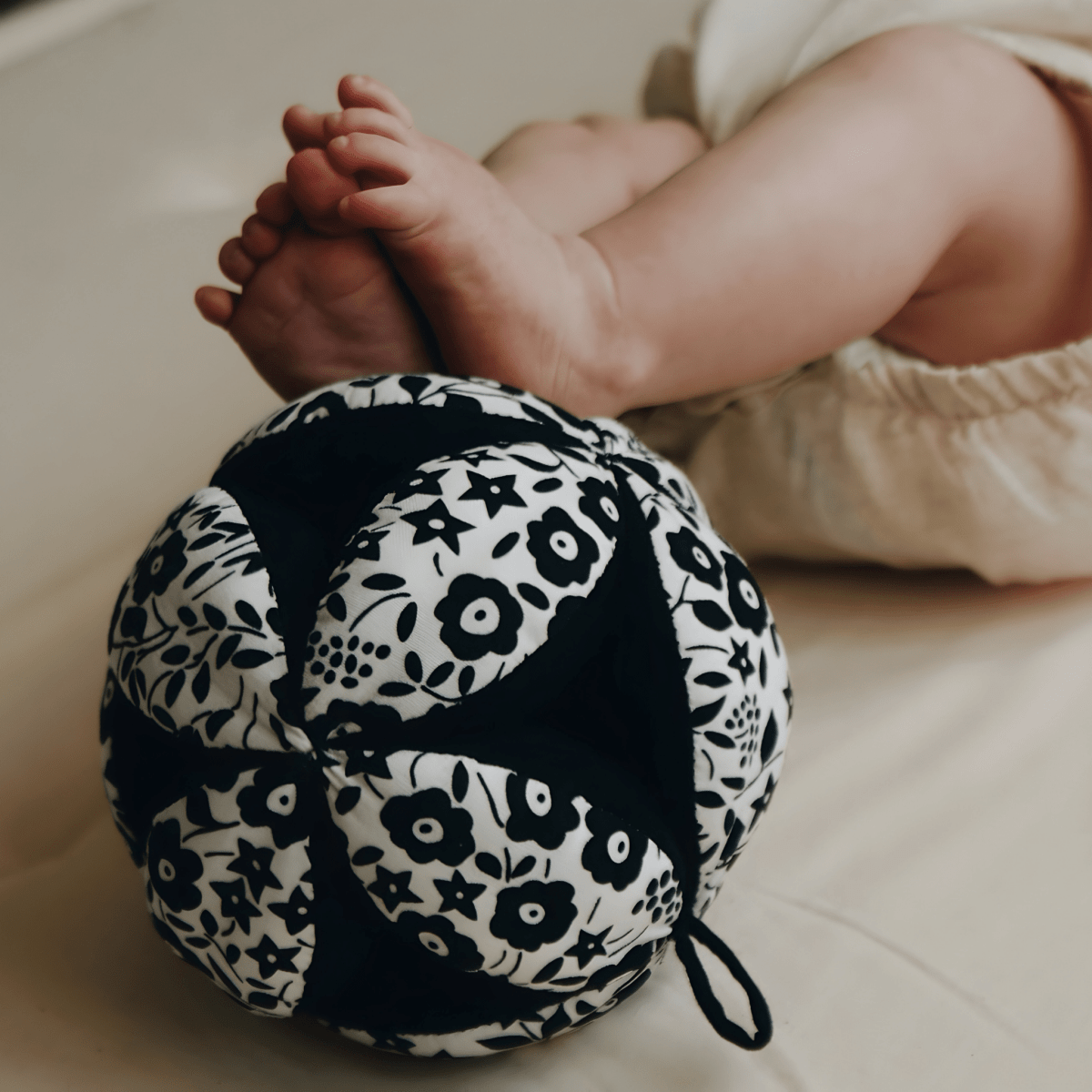 ETTA LOVES x LIBERTY – Sensory Grasp Ball – Grasp Ball for children, available at Learning Bugs UK