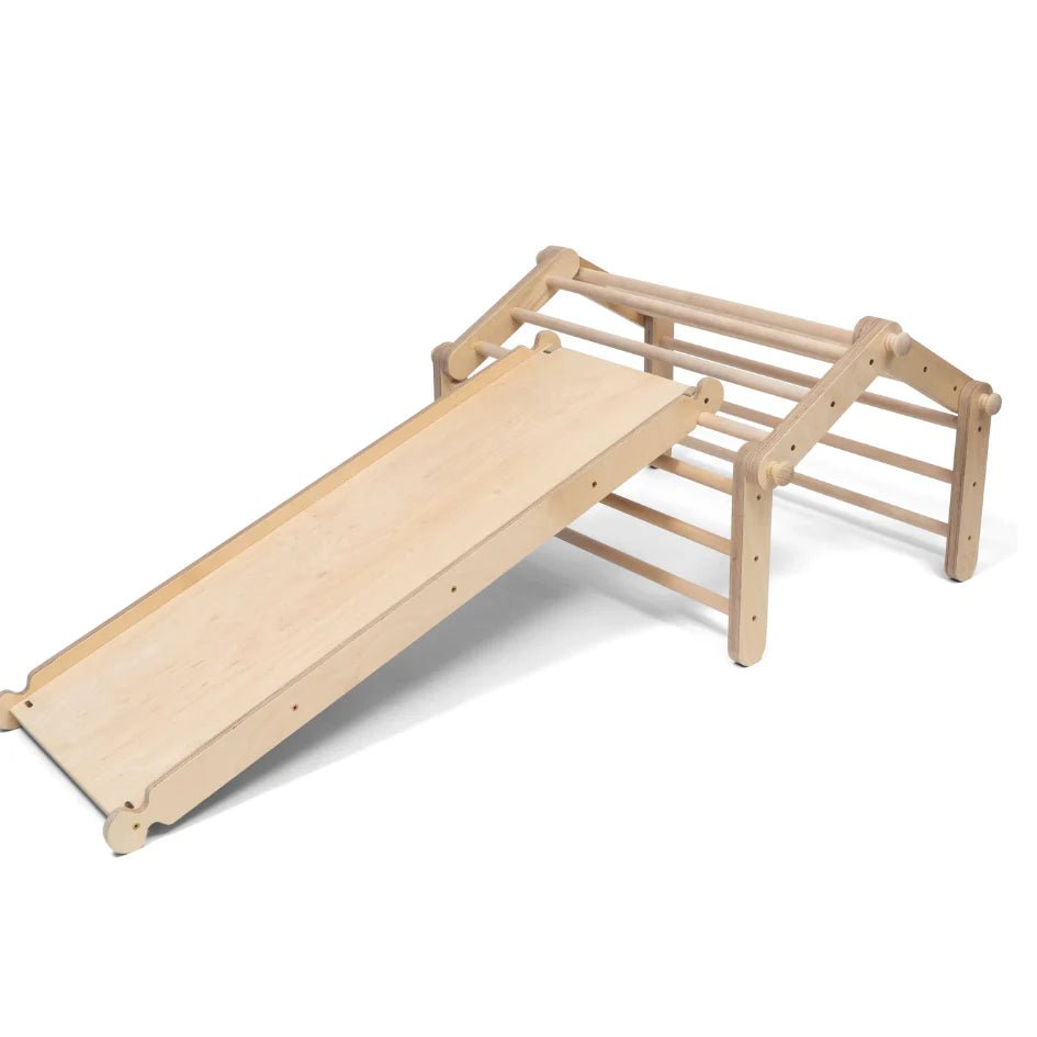 Ette Tete MOPITRI Modifiable Pikler Climbing Triangle with 1 Ramp – for children, available at Learning Bugs UK
