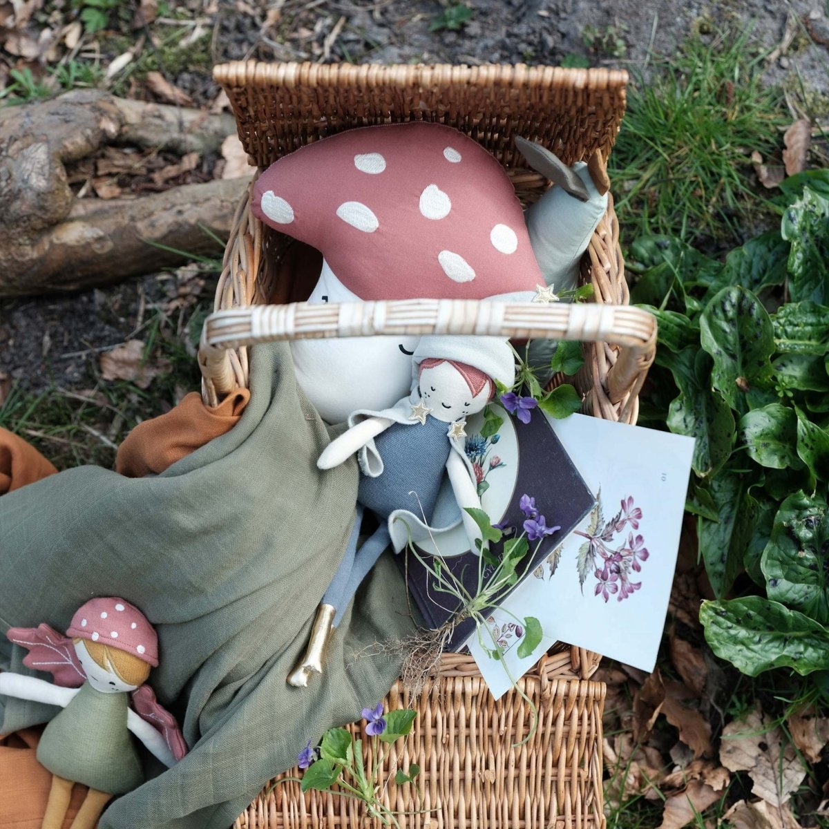 Fabelab Doll - Blue Wizard – for children, available at Learning Bugs UK