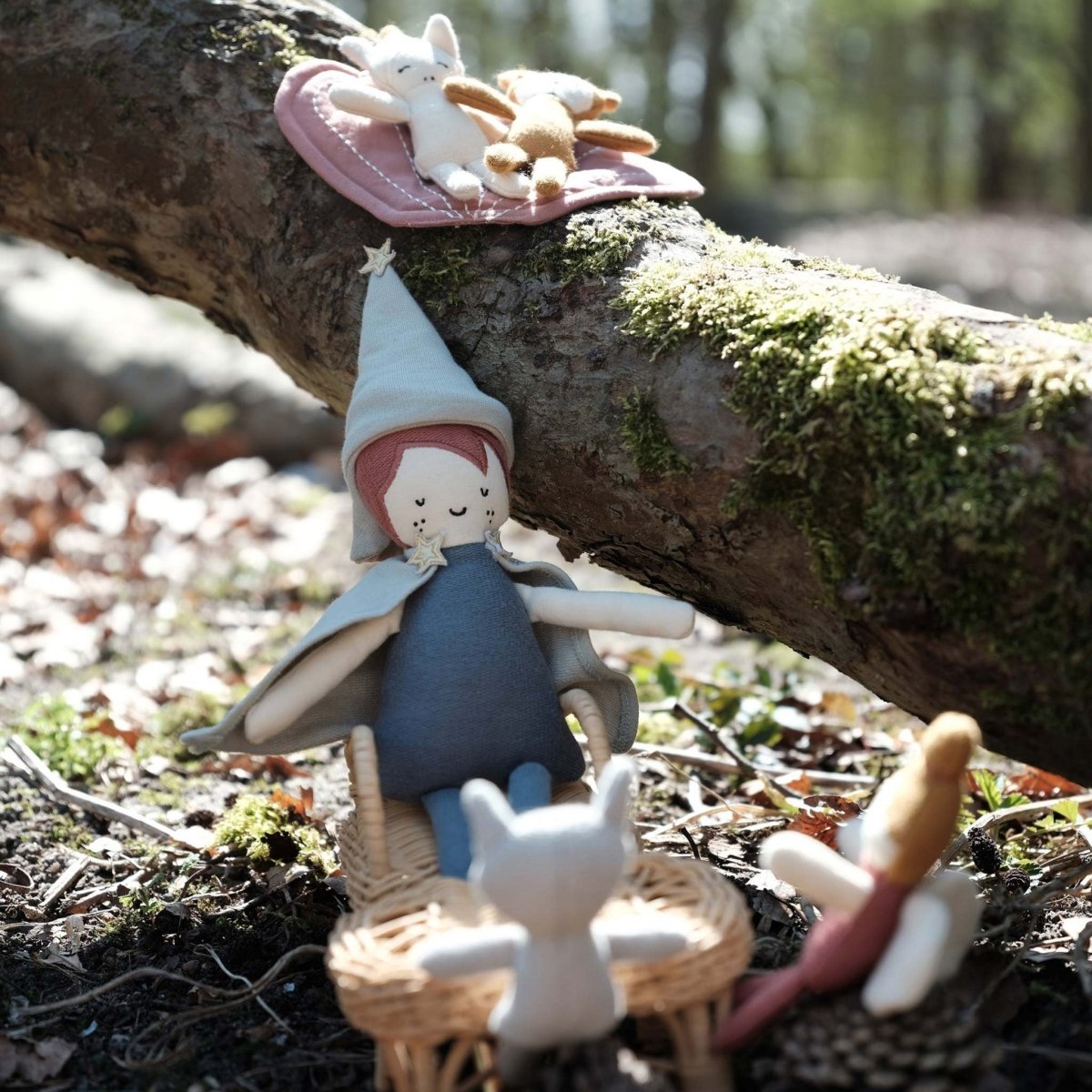 Fabelab Doll - Blue Wizard – for children, available at Learning Bugs UK