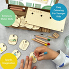 Buy Make Your Own Daily Task Chart | Art and Craft Box for kids by Learning Bugs UK