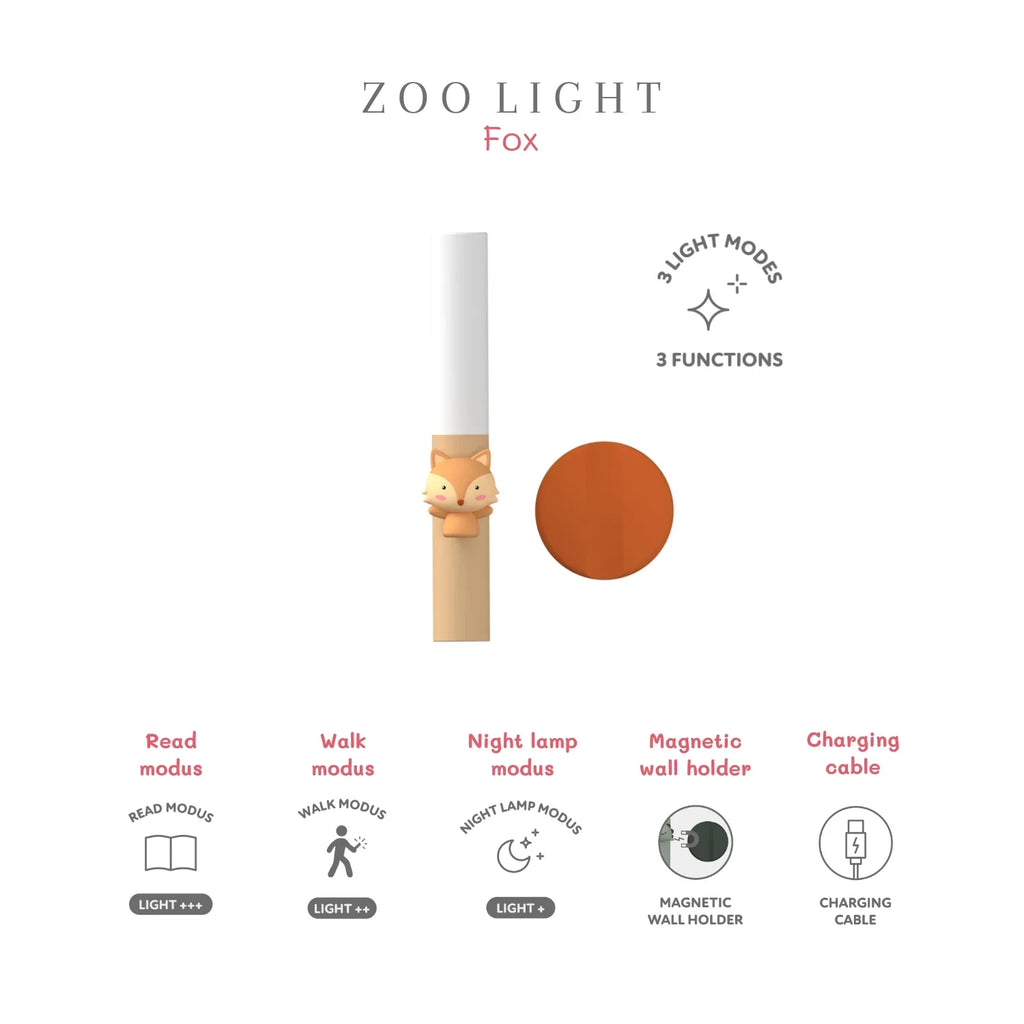 Buy The Zoofamily - Zoo Light Fox | for kids by Learning Bugs UK