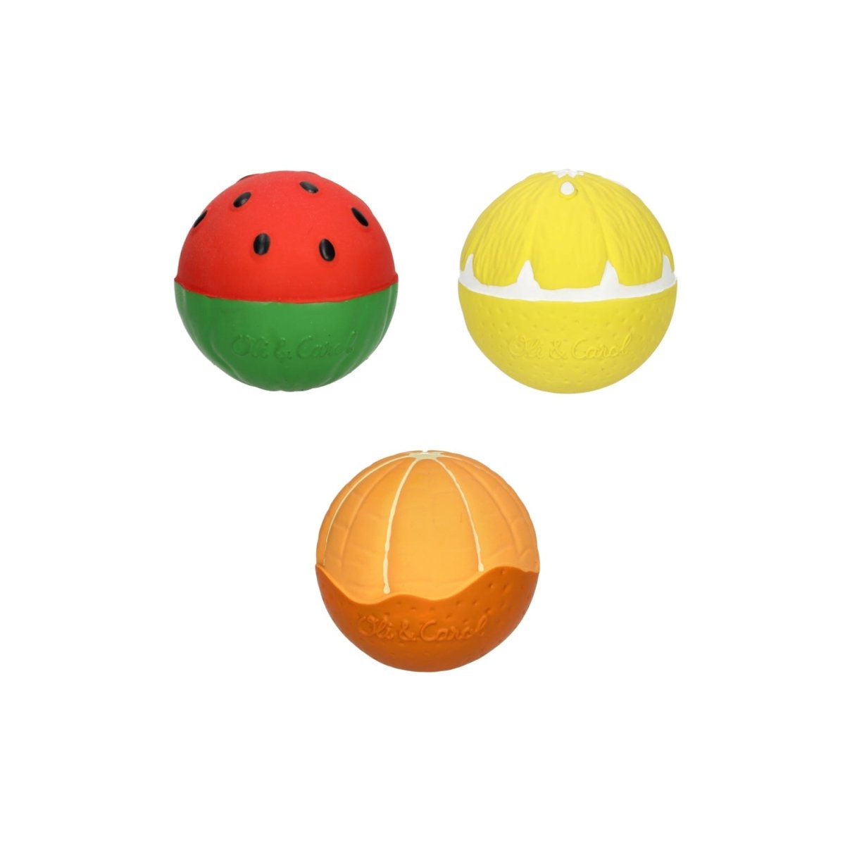 Oli & Carol Baby Sensory Ball Fruit Salad – Baby Sensory Toys for children, available at Learning Bugs UK