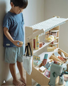 Buy General Stores | Wooden market stall for kids by Learning Bugs UK