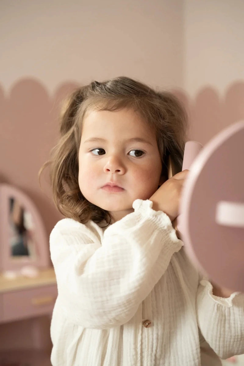 Wooden Hairdresser Set FSC – for children, available at Learning Bugs UK