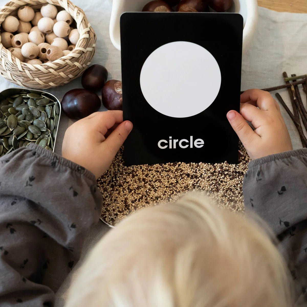 Buy Happy Little Doers Learn Shapes Flashcards | for kids by Learning Bugs UK