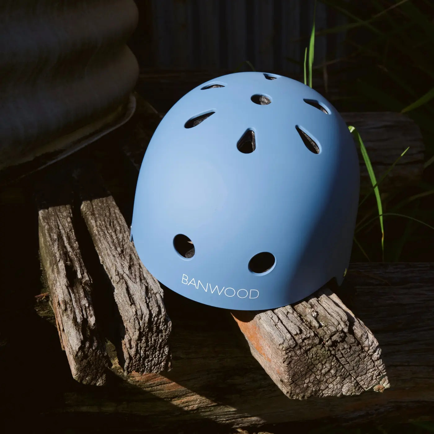 Banwood Classic – Kids Bike & Scooter Helmet (Matte Blue)