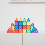 Connetix Tiles - 24 Piece Rainbow Mini Pack by Connetix - Learning Bugs UK