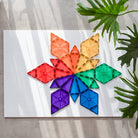 Connetix Tiles - 30 Piece Rainbow Geometry Pack by Connetix - Learning Bugs UK
