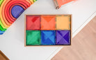 Connetix Tiles - 42 Piece Rainbow Square Pack by Connetix - Learning Bugs UK