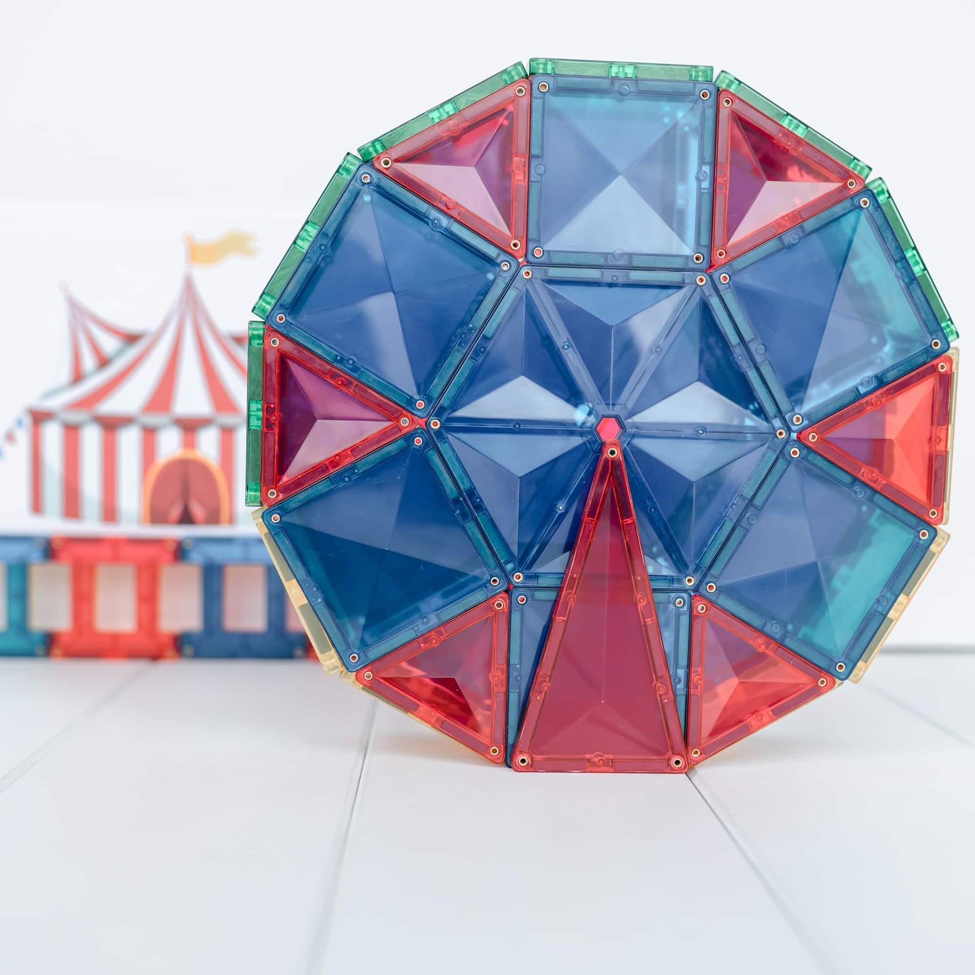 Connetix Tiles 212 Mega Pack with the new Triangle Design by Connetix - Learning Bugs UK