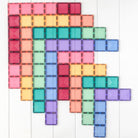 Connetix Tiles - 24 Piece Pastel Rectangle Pack by Connetix - Learning Bugs UK