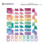 Connetix Tiles - 120 Piece Pastel Creative Pack by Connetix - Learning Bugs UK