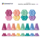Connetix Tiles - 40 Piece Pastel Geometry Pack by Connetix - Learning Bugs UK