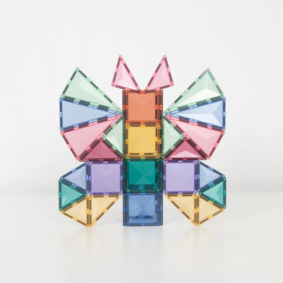 Buy Connetix Magnetic Tiles 104pc Pastel Creative Pack | for kids by Learning Bugs UK