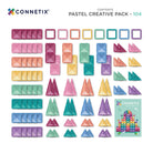 Buy Connetix Magnetic Tiles 104pc Pastel Creative Pack | for kids by Learning Bugs UK