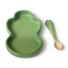 Oli&Carol Kendall the Kale Plate and Spoon Set – Tableware & Cutlery for children, available at Learning Bugs UK
