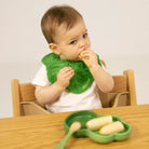 Oli&Carol Kendall the Kale Feeding Bib – Tableware & Cutlery for children, available at Learning Bugs UK