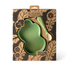 Oli&Carol Kendall the Kale Plate and Spoon Set – Tableware & Cutlery for children, available at Learning Bugs UK