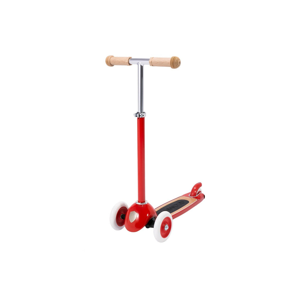 Banwood Scooter – Stylish 3-Wheel Kids Scooter (Red)