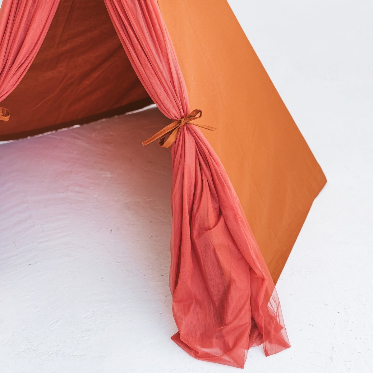 MINICAMP Fairy Kids Play Tent with Tulle in Cognac – Teepees for children, available at Learning Bugs UK