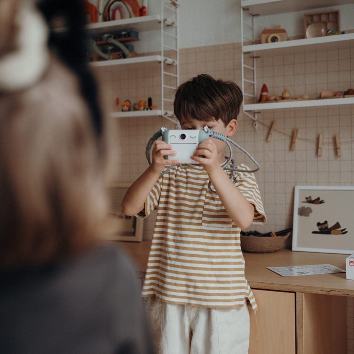 KIDYPRINT Instant Thermal Printing Camera Green – Photos & Video for children, available at Learning Bugs UK