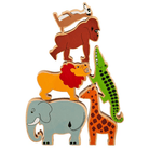 Buy Lanka Kade - Wooden Animal Figures – Bag of 6 | for kids by Learning Bugs UK