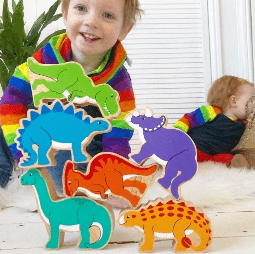 Buy Lanka Kade - Wooden Animal Figures – Bag of 6 | for kids by Learning Bugs UK