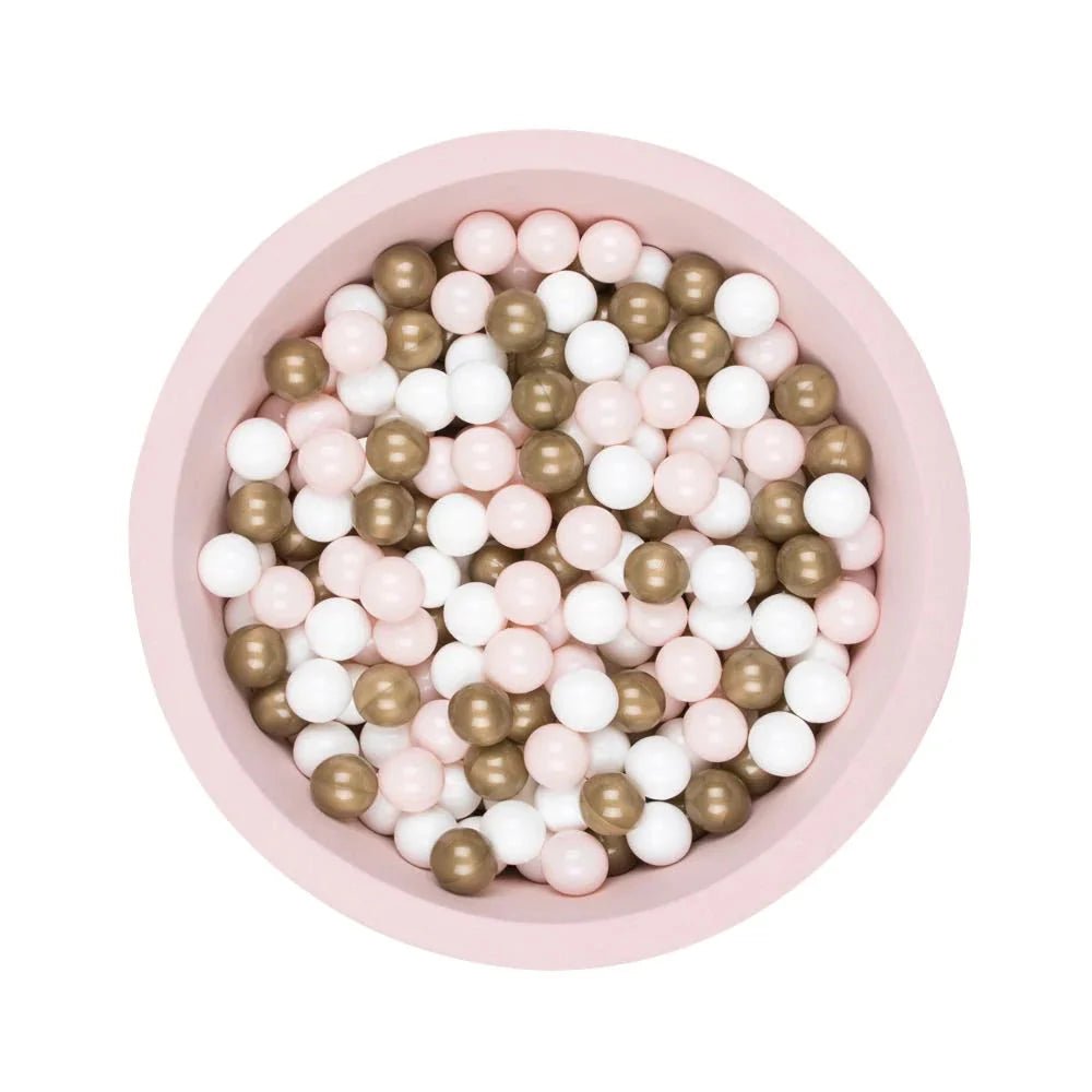 Buy Larisa and Pumpkin Pink Marble Ball Pit | for kids by Learning Bugs UK