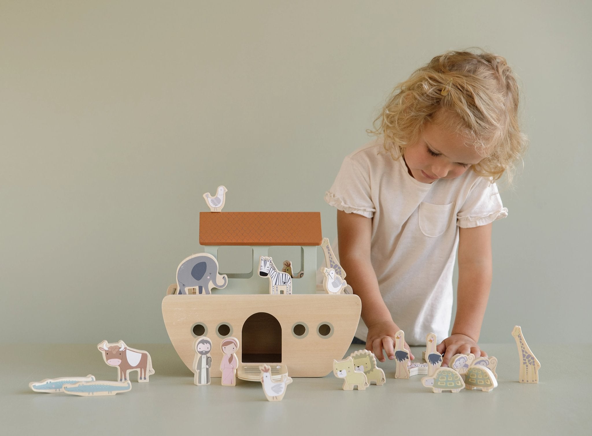 Little Dutch Noah's Ark Set – for children, available at Learning Bugs UK