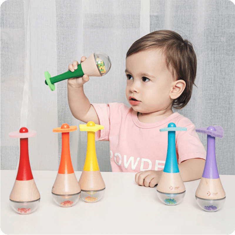 Buy Classic World Rainbow Maracas | for kids by Learning Bugs UK