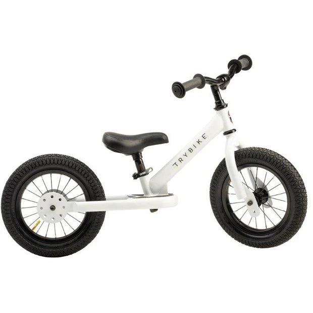 Trybike Steel White Balance Bike